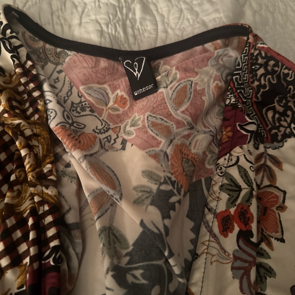 Floral Patchwork Blouse - image 2